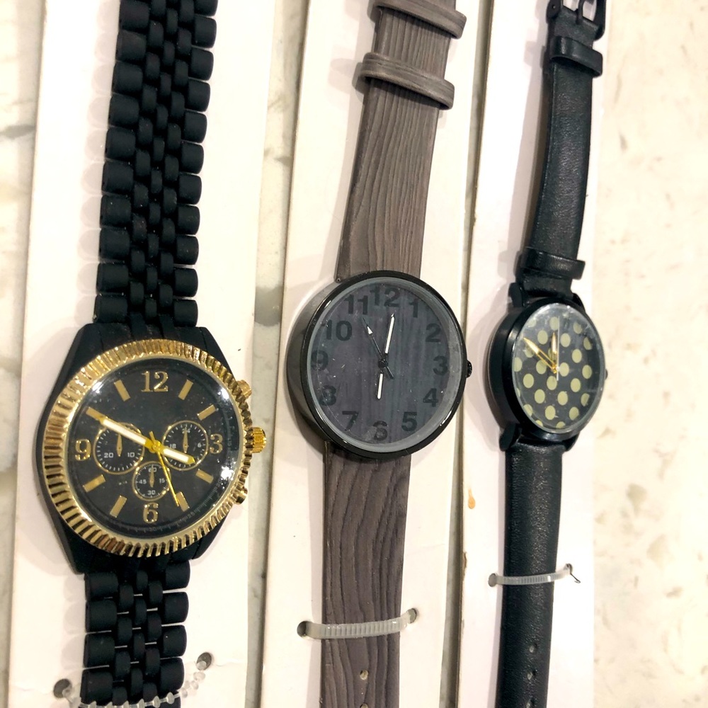 3 NWT watches